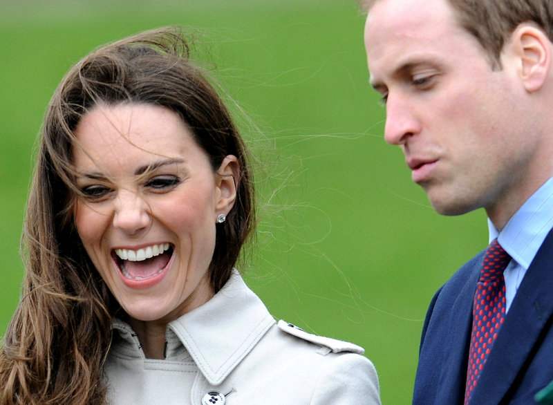 “I’m still very much Kate,” not "Catherine," Prince William's fiancee, Kate Middleton, said Tuesday when a woman outside Belfast City Hall asked what name she preferred. The couple were on a joint visit to Northern Ireland.