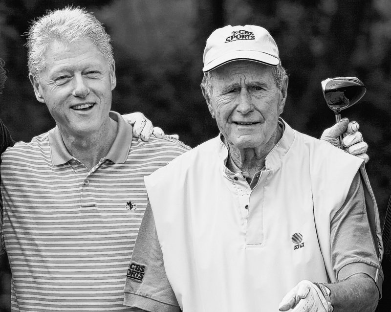 Former Presidents Bill Clinton and George H. W. Bush are spokesmen for the new civility institute.