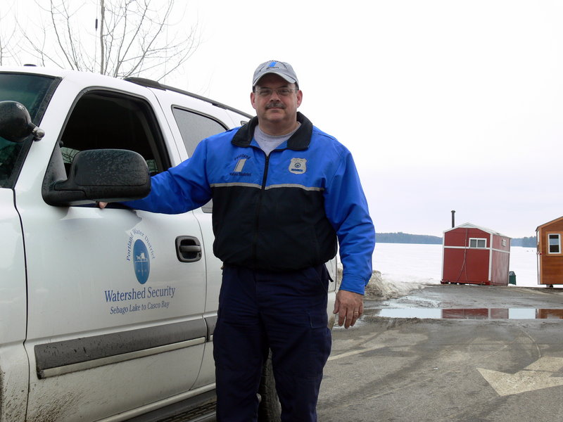 On the job since 2005, Rod Beaulieu is the first security patrol officer Portland Water District has ever had.