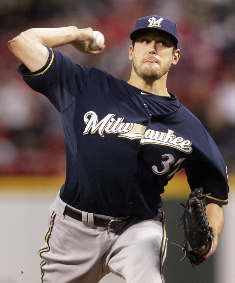 Mark Rogers was hoping to make the Milwaukee Brewers’ rotation as the No. 5 starter, especially with Zack Greinke injured. But shoulder stiffness set Rogers’ plans back.