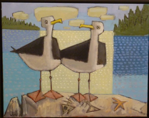 David Witbeck’s “Two Gulls.”