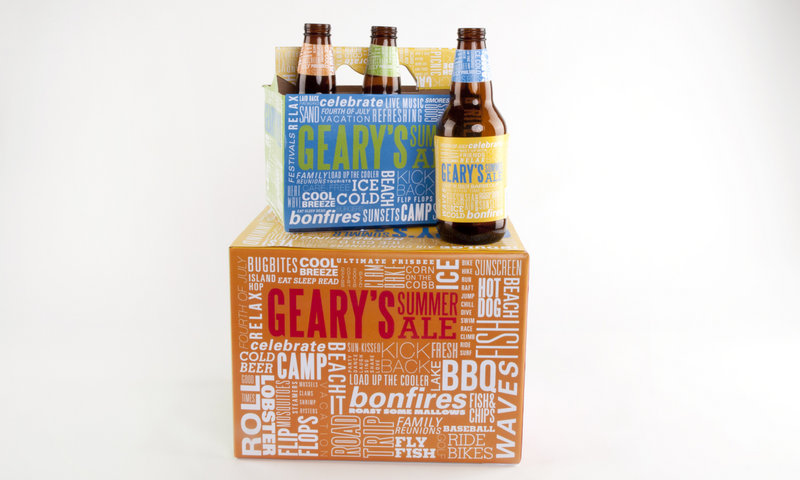 Geary’s Summer Ale comes with a design that tells what summer is all about thanks to Morgan DiPietro.