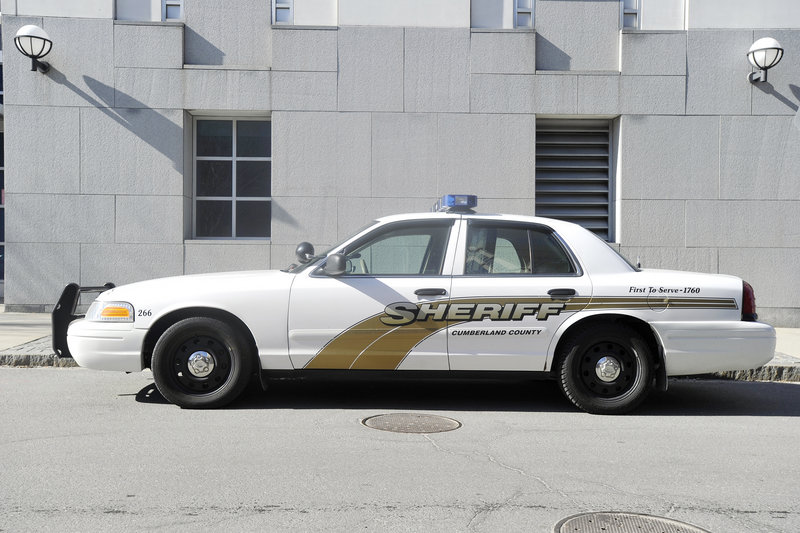Maine police departments must find replacements for the Ford Crown Victoria, like the one above owned by the Cumberland County Sheriff's Department. One option is the Dodge Charger, such as the ones below used by U.S. Customs and Border Protection officers.