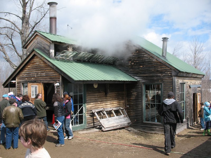 The sugar house at Megquier Hill Farm in Poland will be hopping on Sunday.