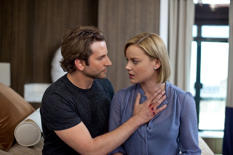 Bradley Cooper and Abbie Cornish in a scene from the thriller "Limitless."