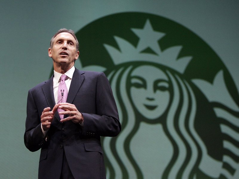 Starbucks CEO Howard Schultz begins the 2011 shareholders meeting Wednesday in Seattle, Wash. Starbucks Corp. is expanding the products and places it sells to customers and adding extras – like free online access to Marvel Comics in its cafes and single-serve coffee machines in other stores. The cafes took a hit during the recession but have since rebounded. “We are now playing from a position of strength,” said Chief Financial Officer Troy Alstead.