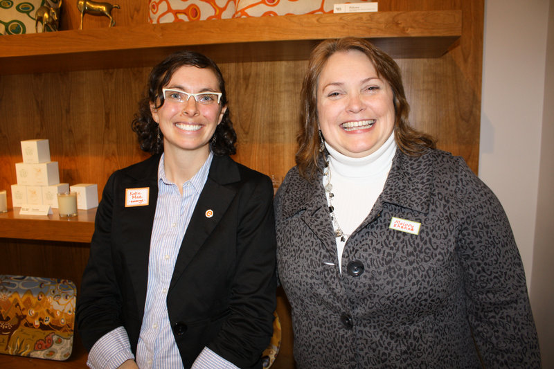 Katie Mae Simpson, director of Emerge Maine, and Malory Shaughnessy, who serves on the board of directors.