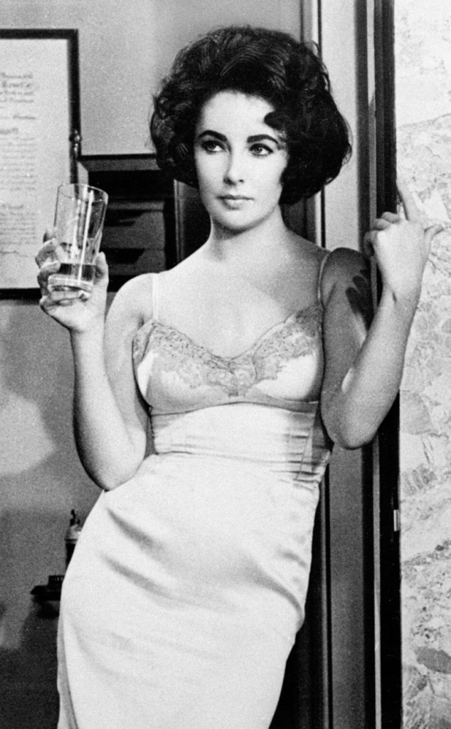 Elizabeth Taylor appears in the movie “BUtterfield 8” in 1961. Her performance as a prostitute in the film earned her one of her three Oscars, this one for Best Actress.