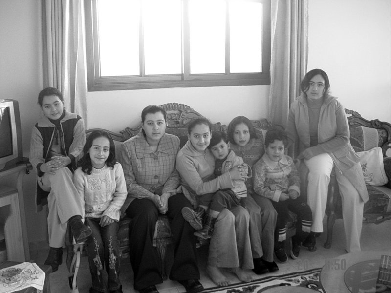 From left in this undated photo are Mayar, Etimad, Bessan, Shatha, Abdullah, Aya, Raffah, and Dalal Abuelaish. Three of Dr. Izzeldin Abuelaish’s children. sisters Mayar, Bessan and Aya, died when an Israeli tank shell hit the family’s home in Gaza in January 2009. He writes: “If I could know that my daughters were the last sacrifice on the road to peace ... then I would accept their loss.”