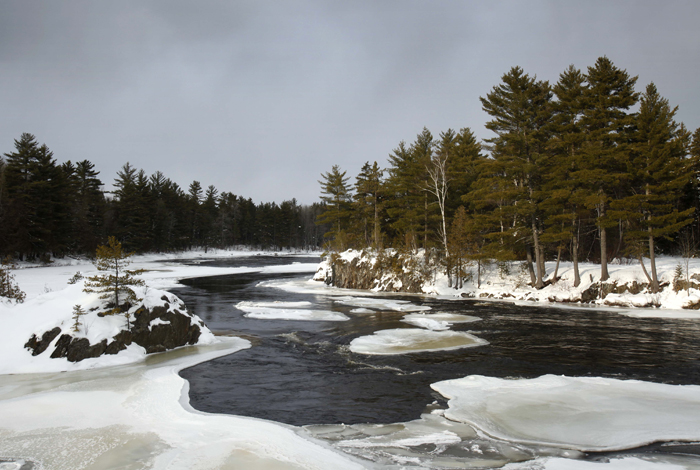 The East Branch of the Penobscot River flows through some of the thousands of acres that Roxanne Quimby wants to donate to the federal government for the creation of a North Woods National Park.