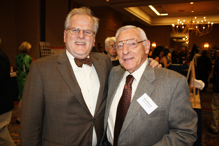 Spring Harbor Hospital CEO Dennis King and board member Dick Aronson, who owns Century Tire.