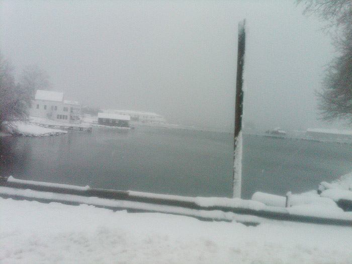 Megan Donaldson submitted this photo from East Boothbay of the harbor looking toward the footbridge.