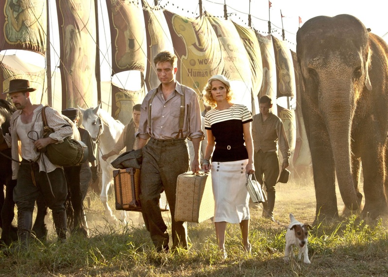 Reese Witherspoon, with co-star Robert Pattinson, summoned up the nerve to ride Tai, the 9-ton elephant, without a harness. “It was pretty great.”