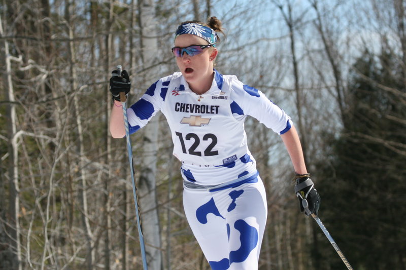 Becca Bell of Yarmouth was a repeat winner of the Class B skimeister award, placing among the top 10 in slalom, giant slalom, freestyle and classic.
