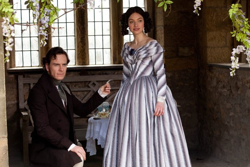 Michael Fassbender and Imogen Poots in "Jane Eyre."