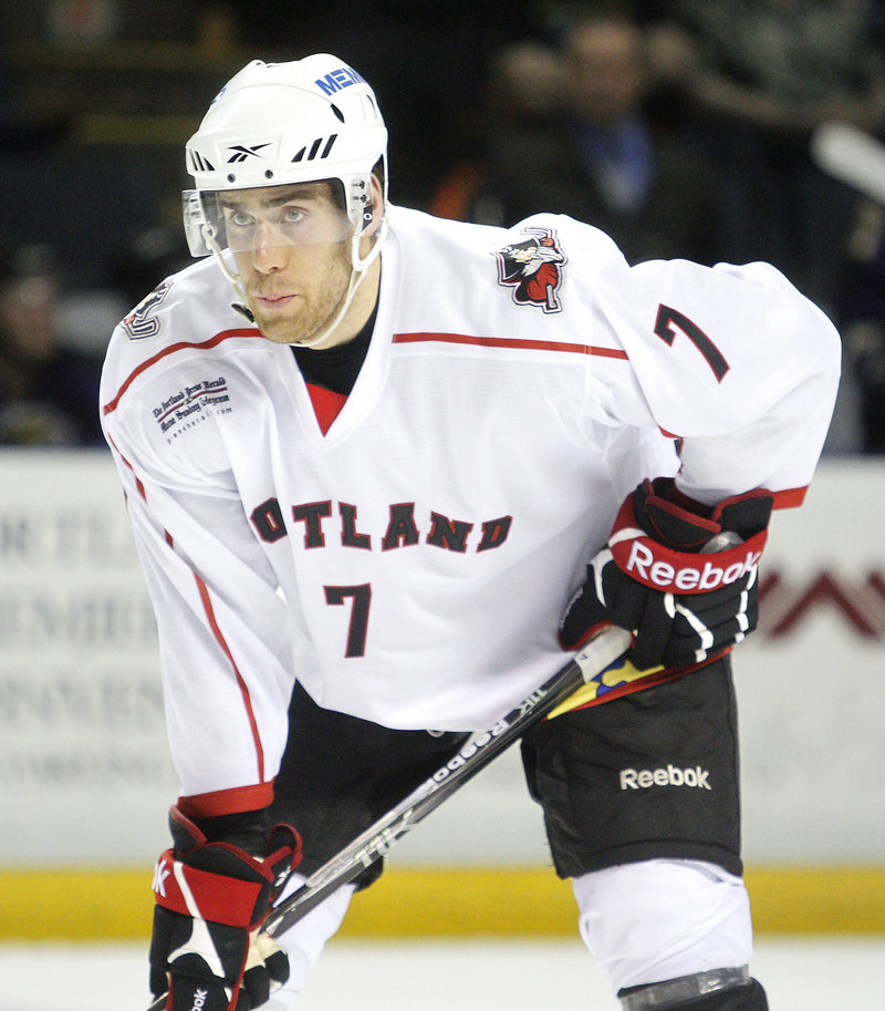 Defenseman Jeff Dimmen took the Portland Pirates' offer of an amateur tryout as a next step after his career at UMaine. Dimmen sees the tryout as a chance to earn a pro contract.