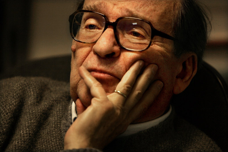 Director Sidney Lumet is shown during a 2006 interview in his New York office. Lumet died Saturday in Manhattan at age 86.