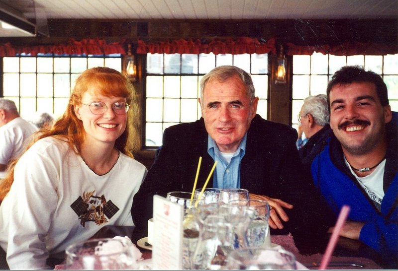 John Sargent, center, was remembered as a salesman of great integrity and a loving, supportive father.