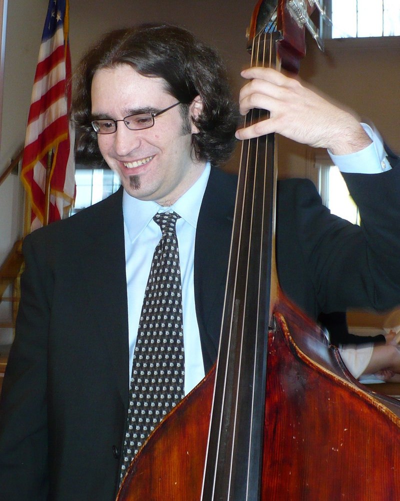Double bassist Joshua DeScherer.
