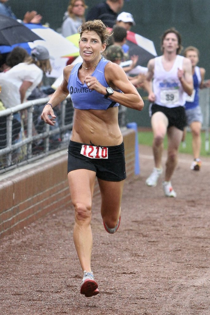 Sheri Piers of Falmouth, who has met the qualifying standard for the 2012 Olympic trials, has won two recent half marathons and will be an elite runner in Boston.