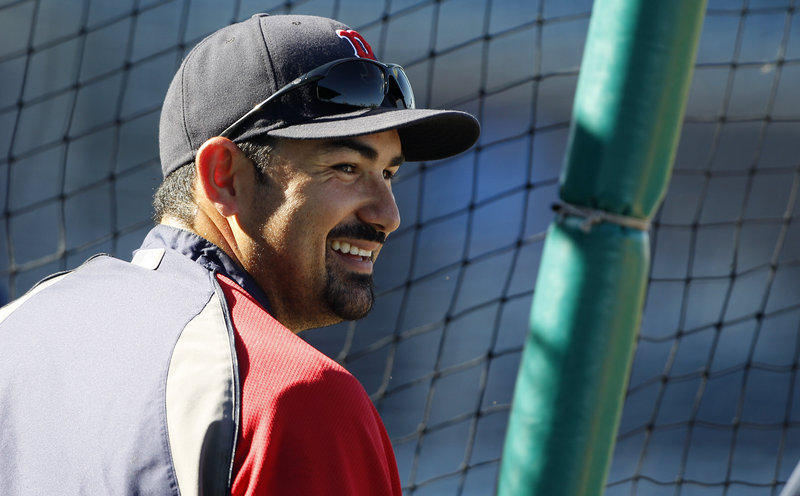 Adrian Gonzalez said the Boston Red Sox are disappointed by the start to the season, but he expects the team to be in the middle of the pennant race in September.