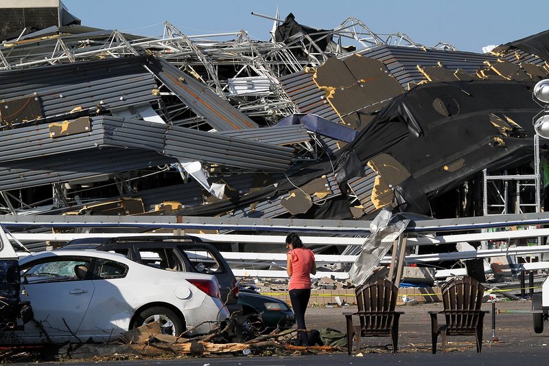 A Lowe’s store in Sanford, N.C., was destroyed.