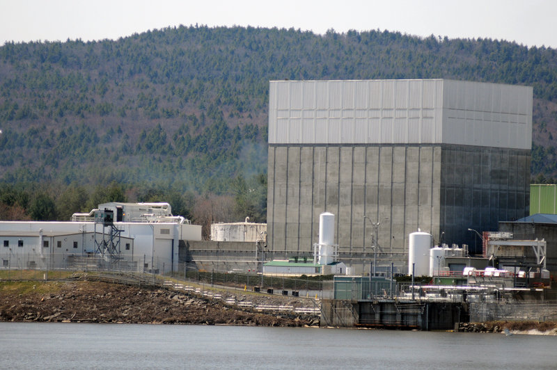 The Vermont Yankee nuclear power plant on the banks of the Connecticut River in Vernon, Vt., is at the center of a lawsuit against the state filed by its owners Monday.