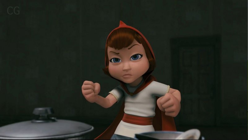 Red, voiced by Hayden Panettiere (who takes over the role from Anne Hathaway), sharpens her martial arts skills in "Hoodwinked Too! Hood Vs. Evil."