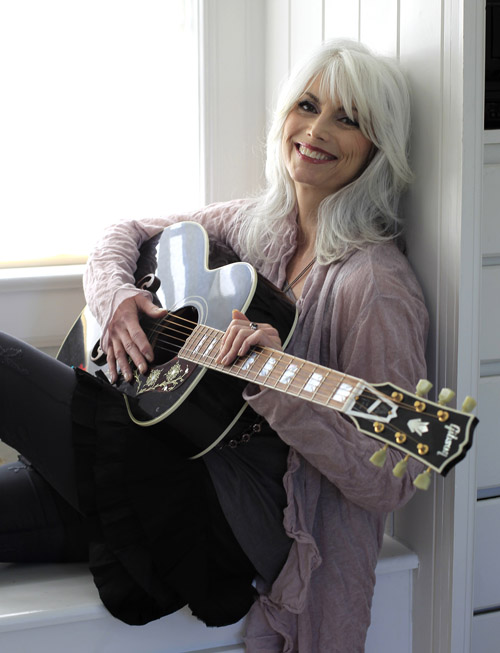 Emmylou Harris, shown recently in her home in Nashville, has a new album titled, "Hard Bargain."