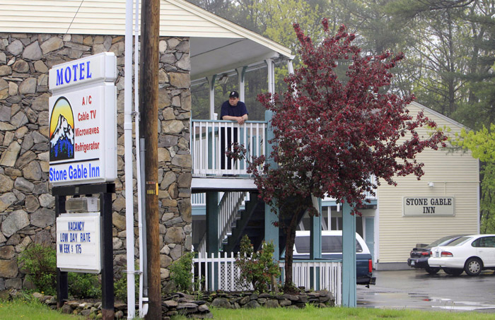 A photo taken today of the Stone Gable Inn in Hampton, N.H. Authorities are investigating whether 6-year-old Camden Hughes, who's body was found on a remote road in South Berwick, Maine, was killed at the hotel.