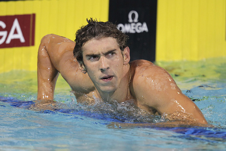 A 2010 photo of Michael Phelps, who will be 27 when the 2012 Olympics end.