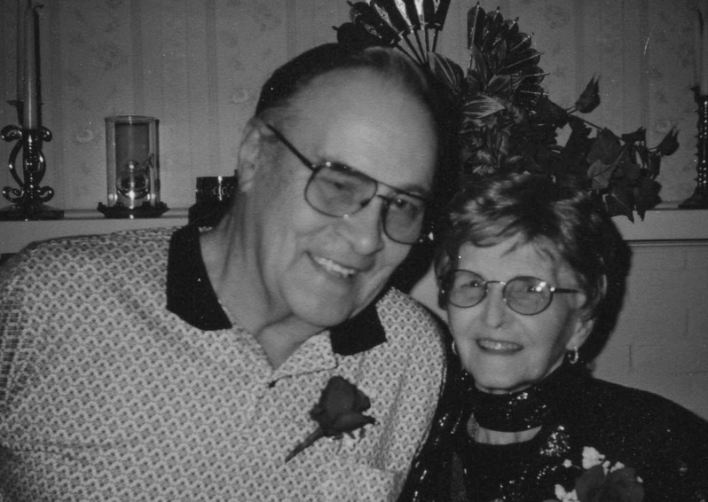 Raymond Seger and his wife, Jeannette, are shown at their 60th wedding anniversary.