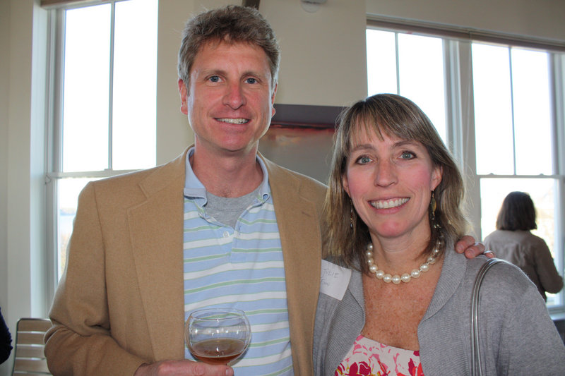 St. Lawrence board member Rob Reusch and his wife, Julie Finn.