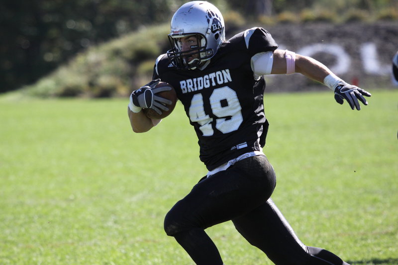 Jon Day of Gorham, a tight end on the Bridgton Academy football team, received the scholar-athlete award from the Maine chapter of the National Football Foundation and College Hall of Fame.