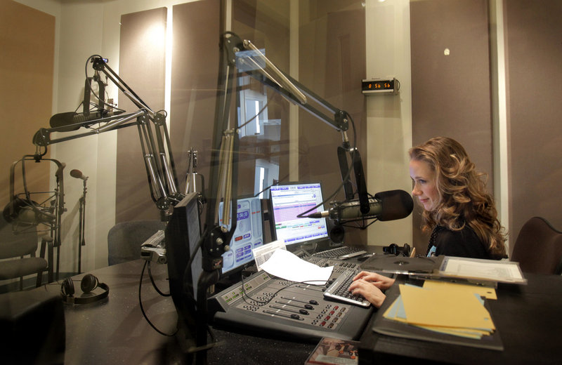 Suzanne Nance's morning radio shows end at noon, but she works the rest of the day on her programs and answers listeners emails, and often attends performances around Maine in the evening.