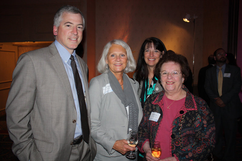 Mark Stasium of TD Bank, Diane Marquis Monaghan of St. Mary’s Health System, Susan Geismar of Hebron Academy and Theresa Samson of St. Mary’s Health System.