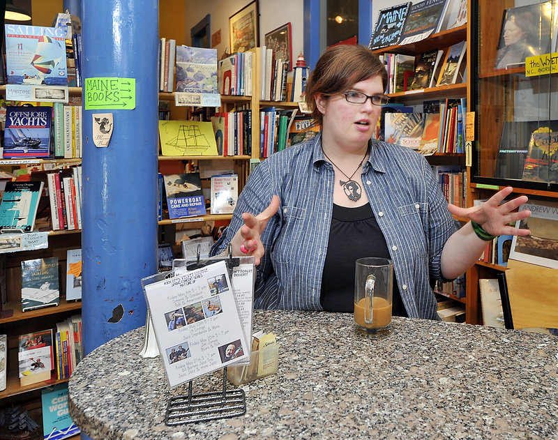 Lacy Simons, the longtime manager of Rock City Books & Coffee in Rockland, is buying the book side of the business. “I am fully confident I will be doing well,” she said.