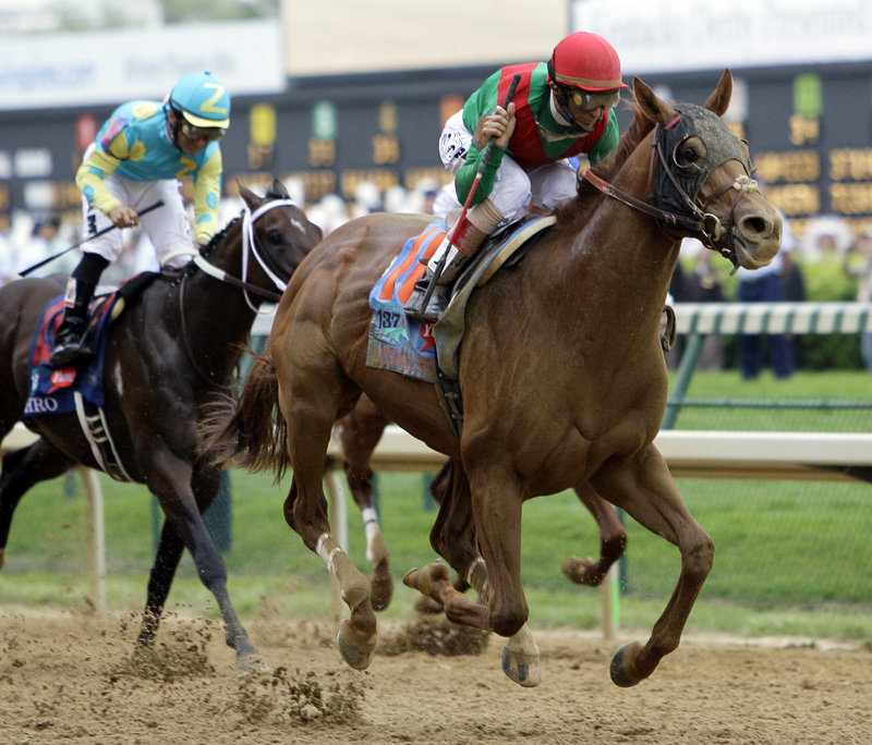 With jockey John Velazquez surprisingly in the saddle, Animal Kingdom overcame 20-1 odds to win the 137th Kentucky Derby on Saturday afternoon.