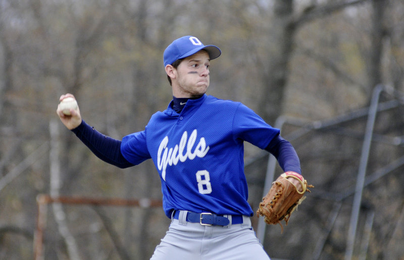 One rough inning proved costly for Old Orchard Beach pitcher Ryan Gallant in the Seagulls' loss to Waynflete.