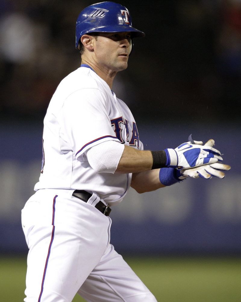 Michael Young is a .301 career hitter with 1,899 hits, the most in Texas history.