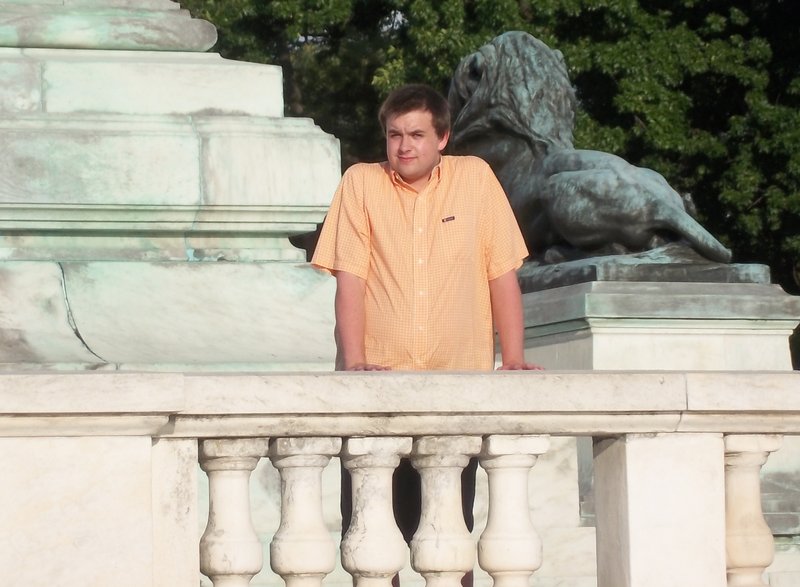 Kaleb Clowes is shown on a family vacation to Washington, D.C., last summer. He died Tuesday at age 18.