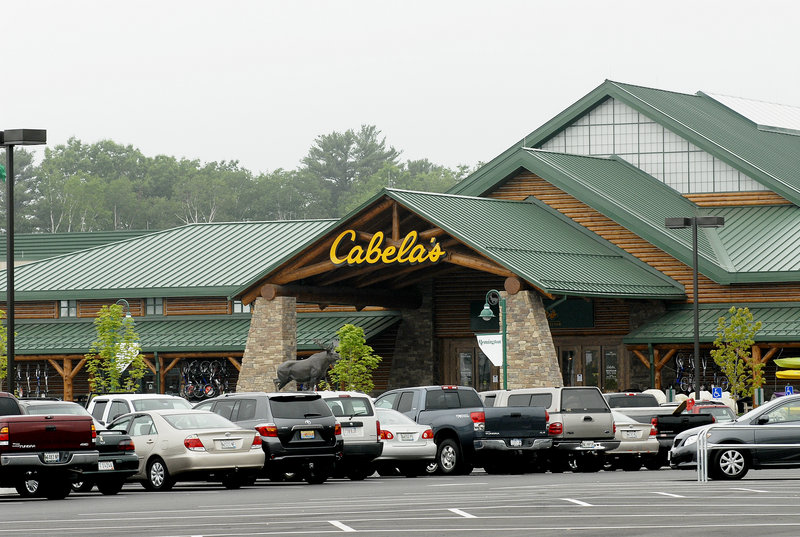 The Cabela’s store in Scarborough opened in 2008.