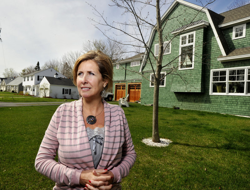 Lisa Mills and her husband, Wesley, had their longtime Kennebunk home rebuilt as a shingle-style cottage nearly a year ago by Doyle Enterprises.