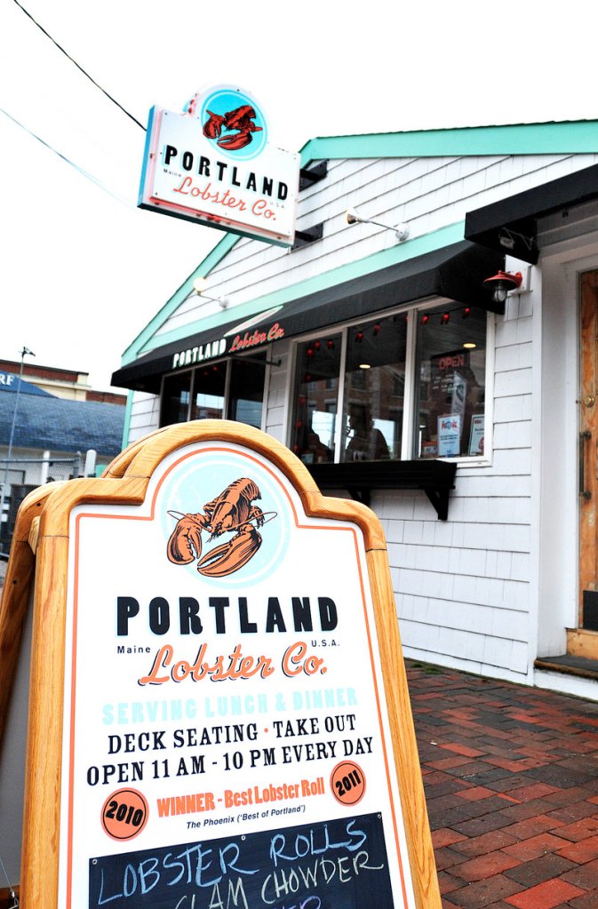 Portland Lobster Company on Commercial Street.