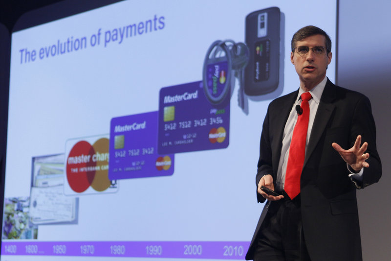 MasterCard executive Ed McLaughlin speaks about Google’s plan to make the smartphone the wallet of the future, a container for credit cards, coupons, receipts and loyalty cards that can be “tapped” to store terminals.