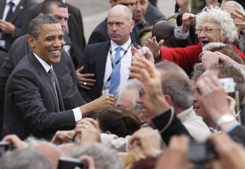 President Obama arrives Thursday in Deauville, France, for the G8 Summit. A slowdown in global growth is on the agenda.