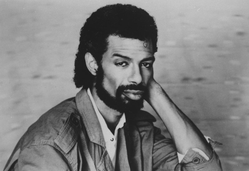 Gil Scott-Heron, seen in 1984, helped lay the groundwork for rap by fusing minimalistic percussion, political expression and spoken-word poetry. He died Friday at age 62.