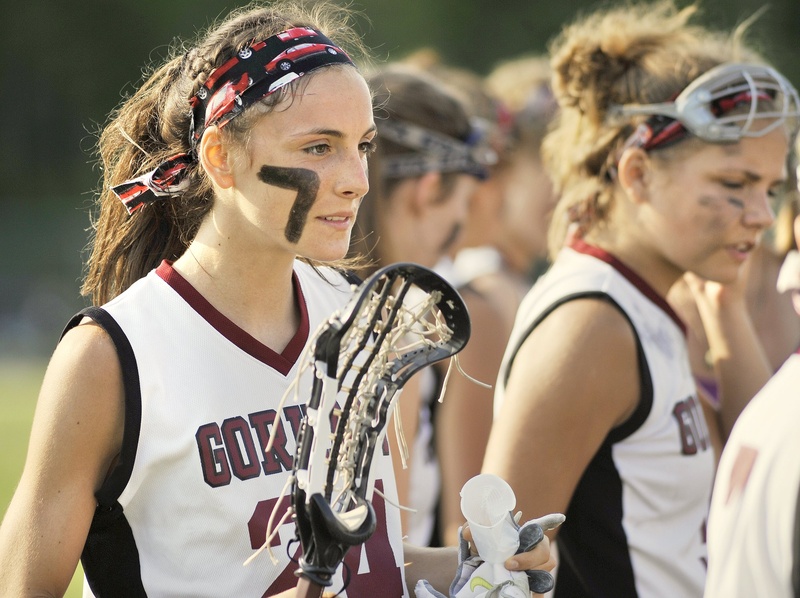 Gorham's Mia Rapolla, a senior lacrosse player who scored 198 goals over the past two seasons, is also an All-State basketball player and outstanding cross country runner.