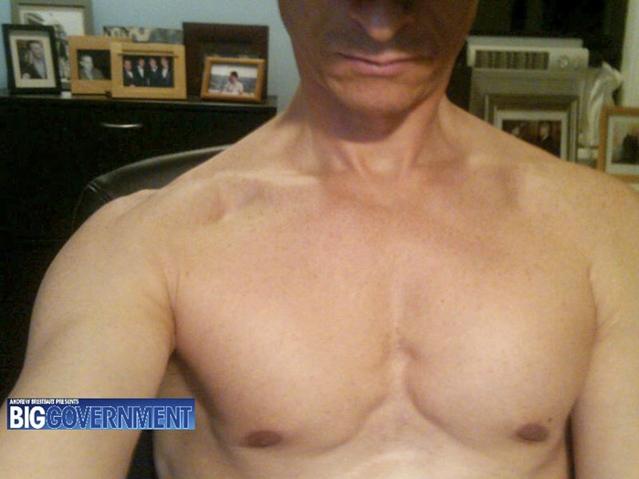 This undated photo taken from the website BigGovernment.com, run by conservative activist Andrew Breitbart, purports to show Rep. Anthony Weiner, D-N.Y., shirtless. After days of denials, Weiner confessed Monday that he tweeted a photo of his bulging underpants to a young woman, and he also admitted to "inappropriate" exchanges with six women before and after he got married. The scandal escalated when the website, BigGovernment.com,, posted photos, including the one shown, purportedly from a second woman who said she received shirtless shots of the congressman. The site said the pictures were in a cache of intimate online photographs, chats and email exchanges the woman claimed to have. The website did not identify the woman.