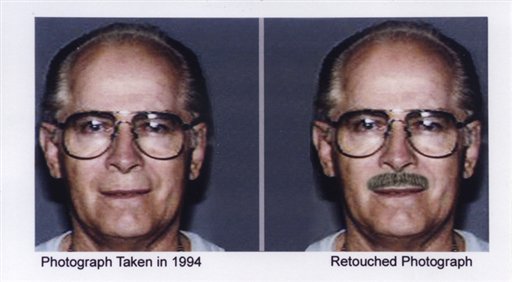 This combo of headshots shown during a publicity campaign to locate the fugitive mobster James "Whitey" Bulger. The FBI finally caught the 81-year-old Bulger Wednesday at a residence in Santa Monica along with his longtime girlfriend Catherine Greig just days after the government launched a new publicity campaign to locate the fugitive mobster. The arrest was based on a tip from the campaign, said Steven Martinez, the FBI's assistant director in charge in Los Angeles.